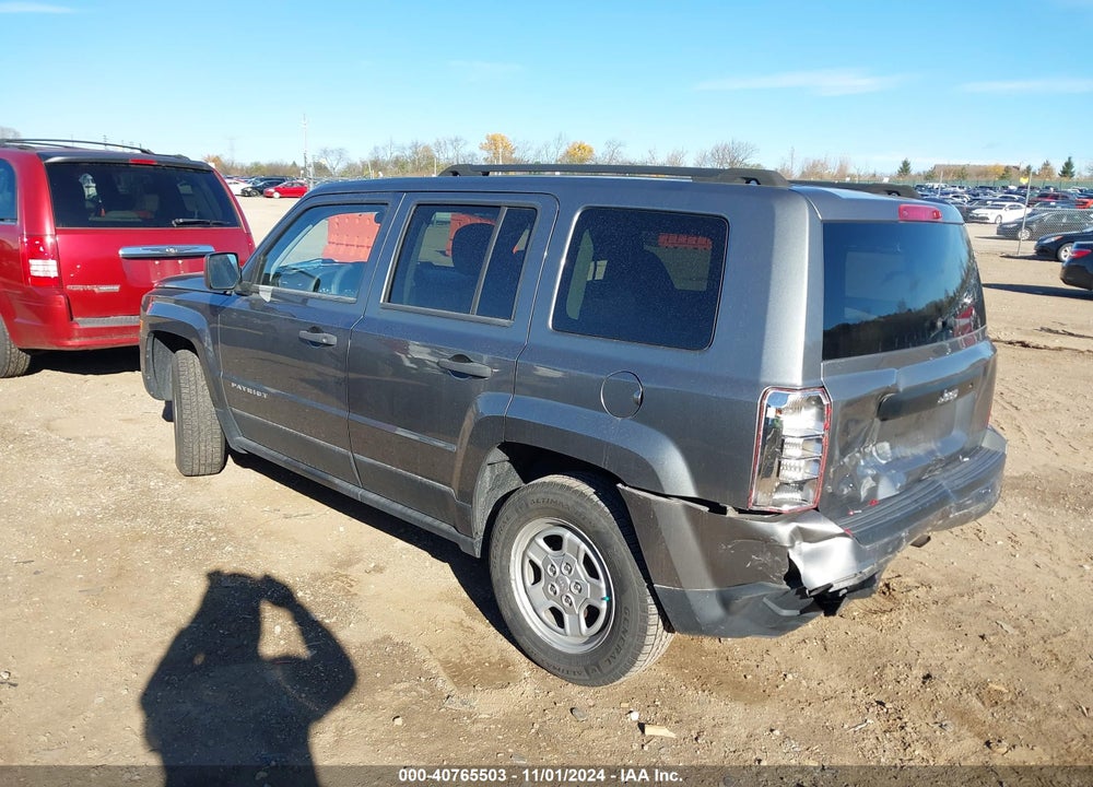 2012 JEEP PATRIOT SPORT VIN: 1C4NJPBA5CD623113
