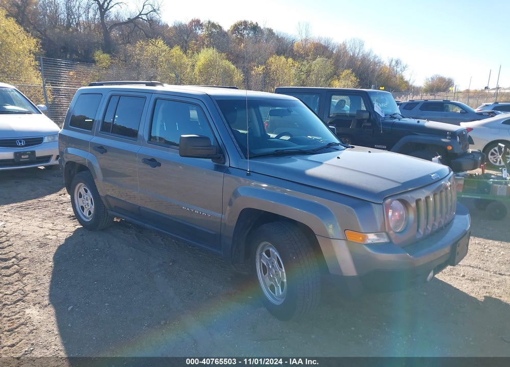 2012 JEEP PATRIOT SPORT VIN: 1C4NJPBA5CD623113