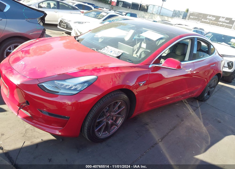 2018 TESLA MODEL 3 LONG RANGE/MID RANGE VIN: 5YJ3E1EA5JF159461