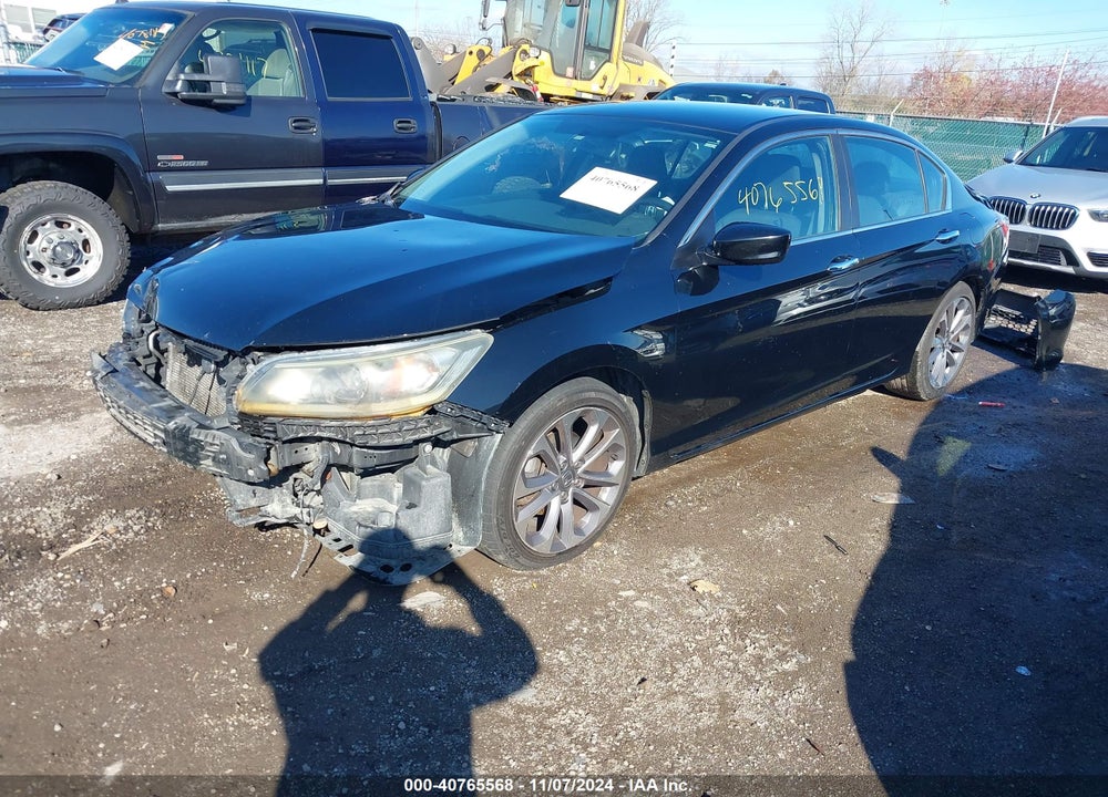 2014 HONDA ACCORD SPORT VIN: 1HGCR2F52EA252577