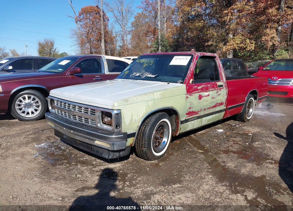 1992 CHEVROLET S TRUCK S10 VIN: 1GCCS14Z2N2120108