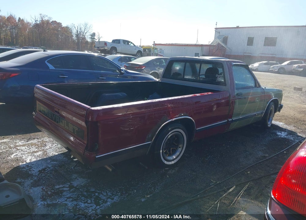 1992 CHEVROLET S TRUCK S10 VIN: 1GCCS14Z2N2120108