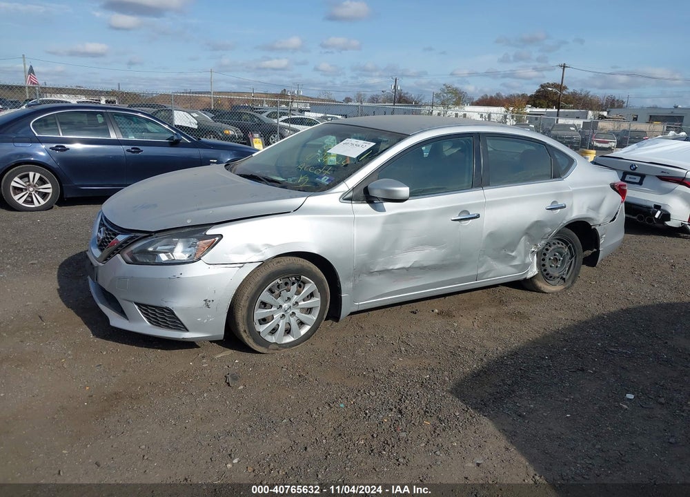 2019 NISSAN SENTRA S VIN: 3N1AB7AP2KY214163