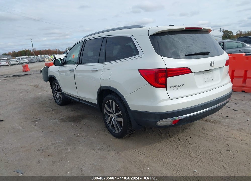 2017 HONDA PILOT ELITE VIN: 5FNYF6H01HB019436