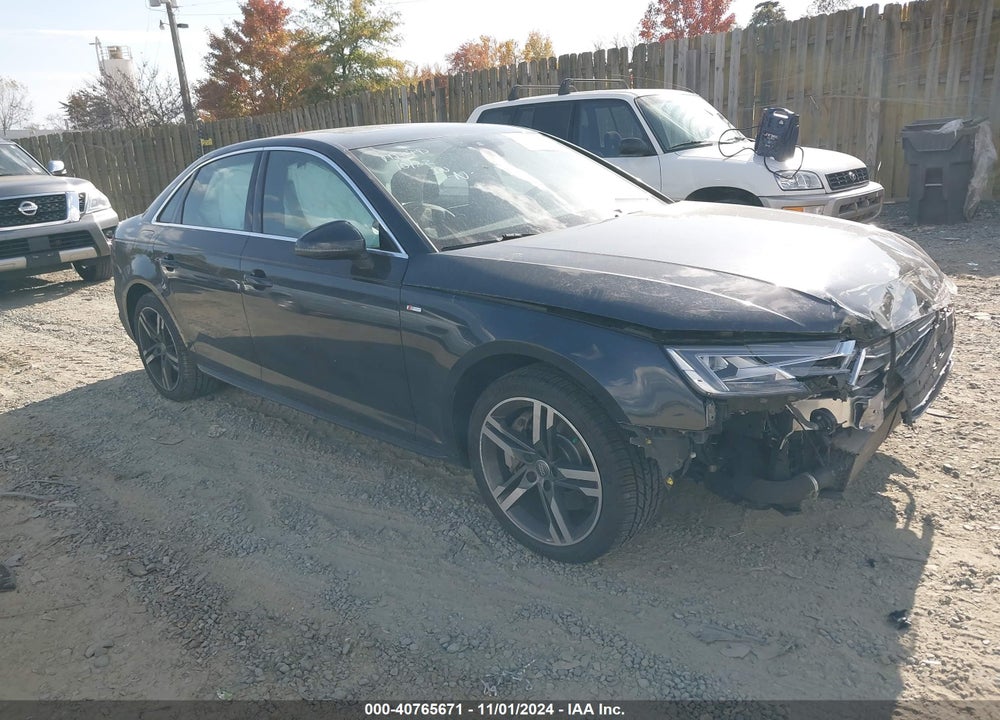 2017 AUDI A4 2.0T PREMIUM VIN: WAUENAF44HN019878