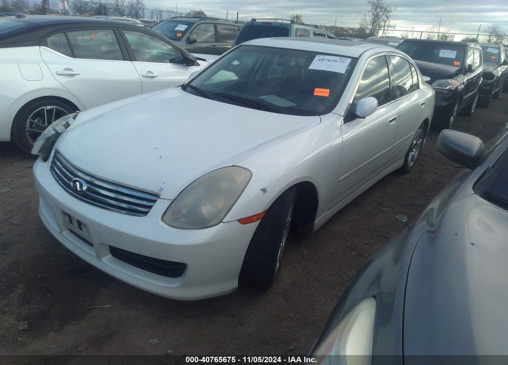 2003 INFINITI G35 LUXURY LEATHER VIN: JNKCV51EX3M019415