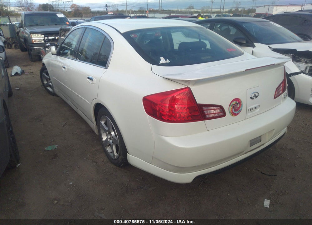 2003 INFINITI G35 LUXURY LEATHER VIN: JNKCV51EX3M019415