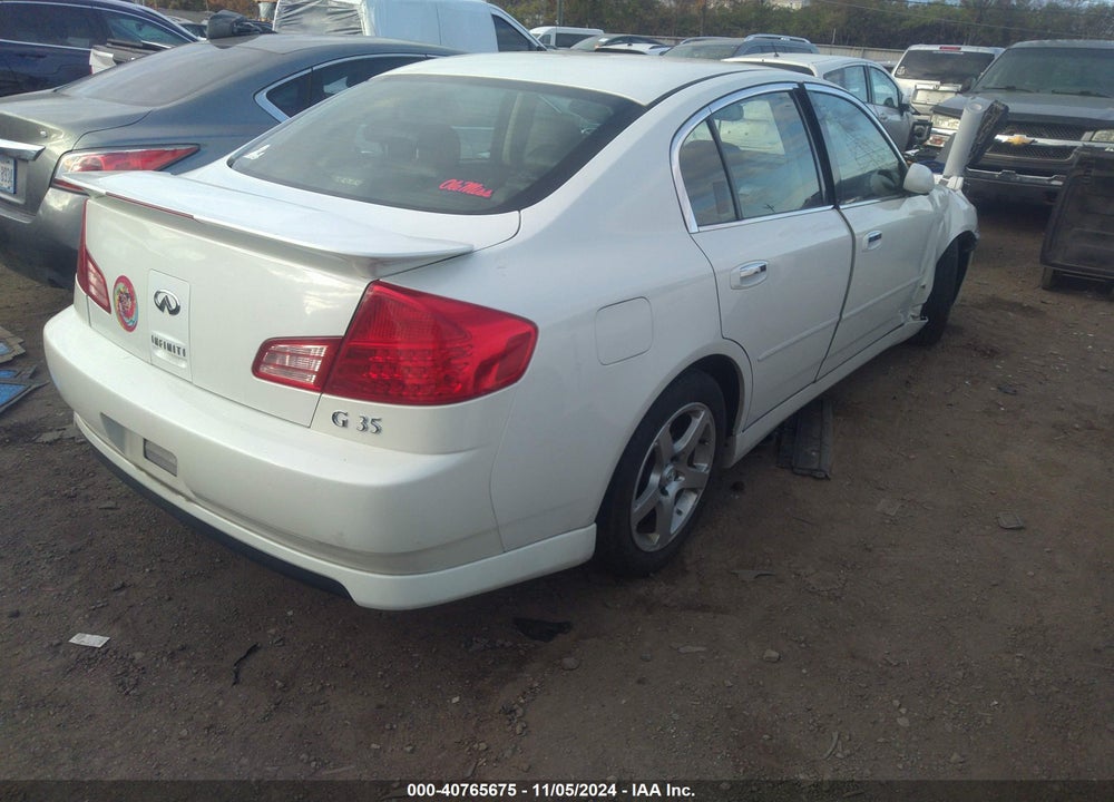 2003 INFINITI G35 LUXURY LEATHER VIN: JNKCV51EX3M019415