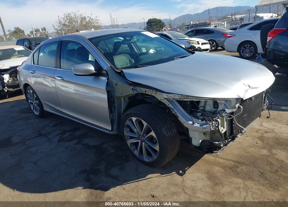 2013 HONDA ACCORD SPORT VIN: 1HGCR2F57DA134409