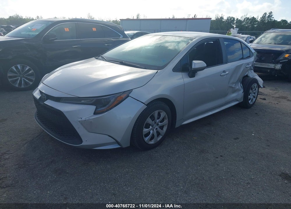 2022 TOYOTA COROLLA LE VIN: 5YFEPMAE1NP298414