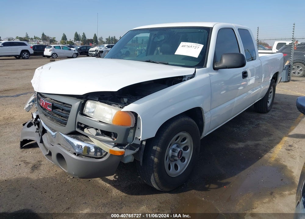 2007 GMC SIERRA 1500 CLASSIC WORK TRUCK VIN: 1GTEC19X77Z163754