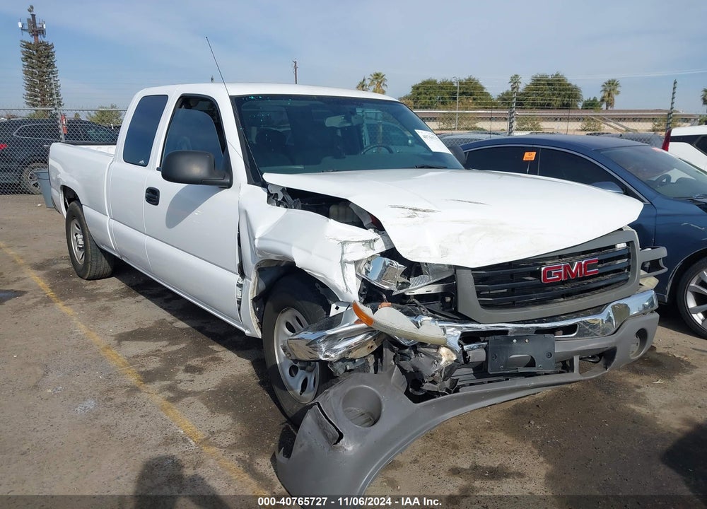 2007 GMC SIERRA 1500 CLASSIC WORK TRUCK VIN: 1GTEC19X77Z163754