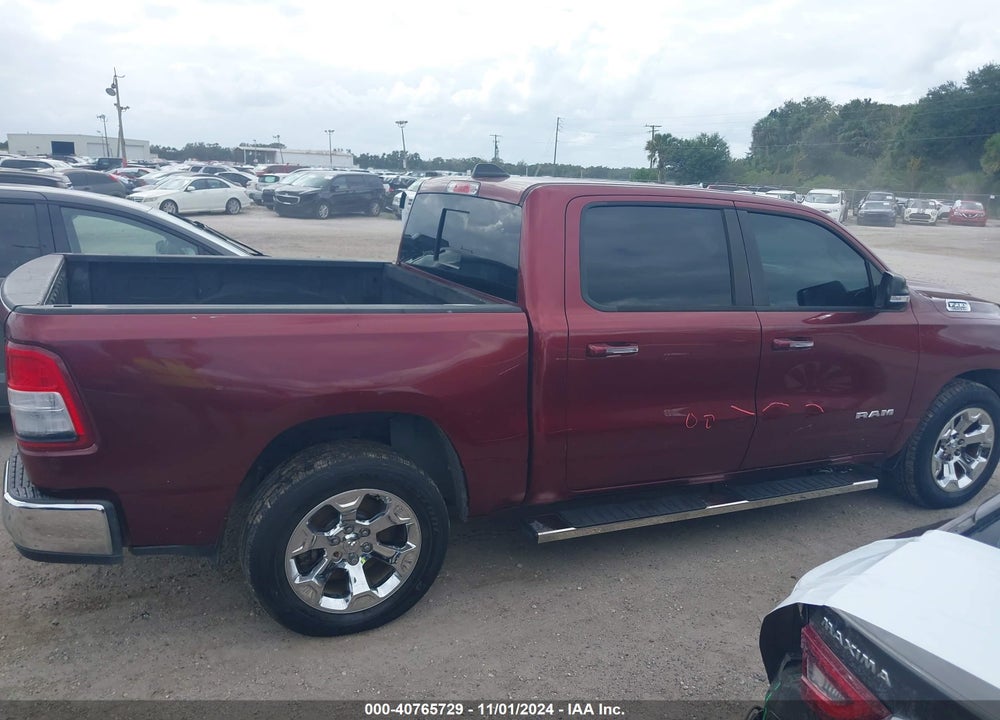 2019 RAM 1500 BIG HORN/LONE STAR 4X2 5'7 BOX VIN: 1C6RREFT9KN730031