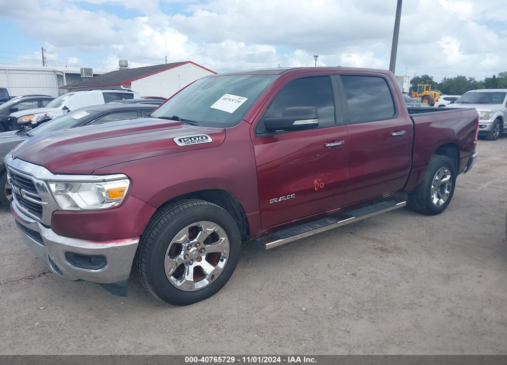 2019 RAM 1500 BIG HORN/LONE STAR 4X2 5'7 BOX VIN: 1C6RREFT9KN730031