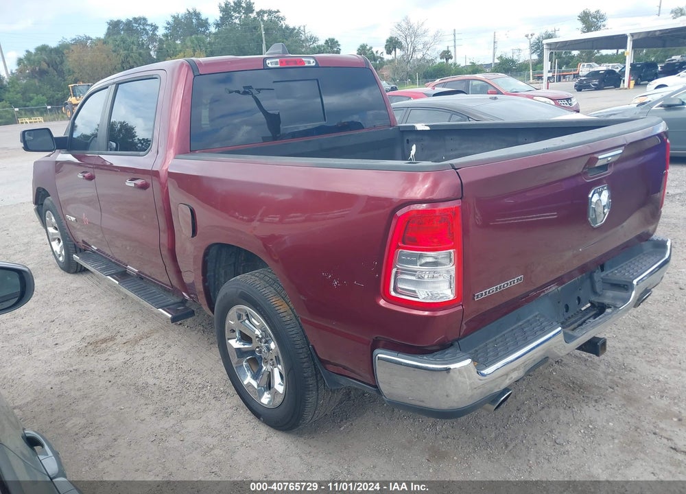2019 RAM 1500 BIG HORN/LONE STAR 4X2 5'7 BOX VIN: 1C6RREFT9KN730031