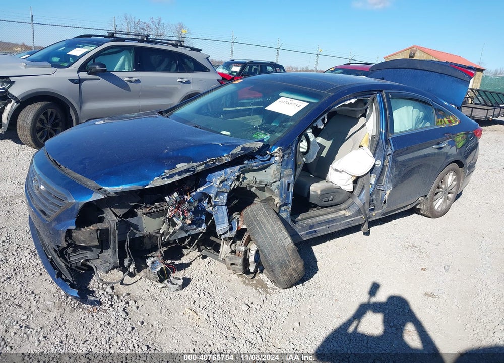 2015 HYUNDAI SONATA LIMITED VIN: 5NPE34AF0FH103390