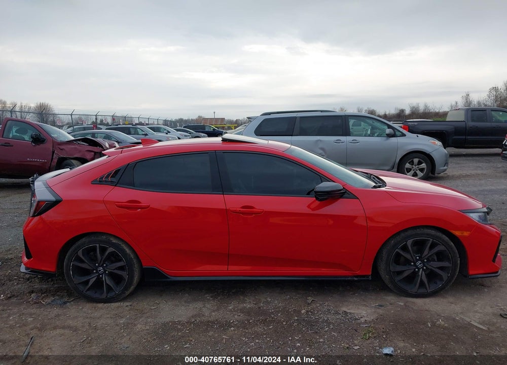 2019 HONDA CIVIC SPORT TOURING VIN: SHHFK7H96KU403726