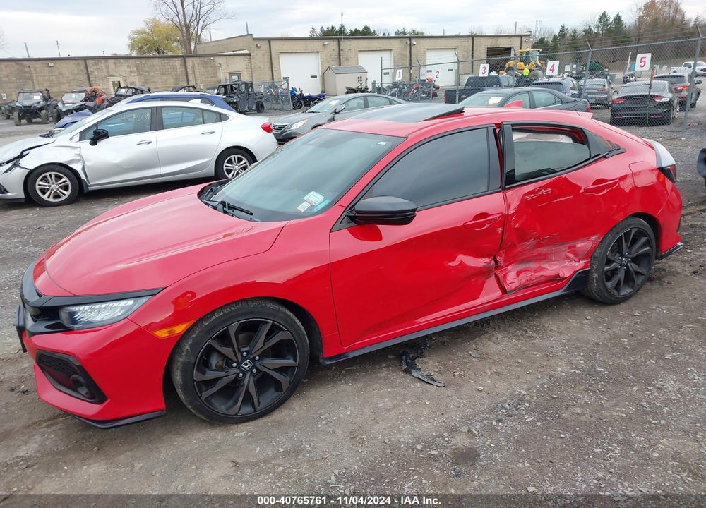 2019 HONDA CIVIC SPORT TOURING VIN: SHHFK7H96KU403726