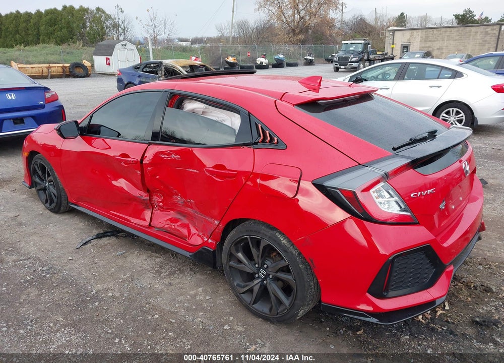 2019 HONDA CIVIC SPORT TOURING VIN: SHHFK7H96KU403726