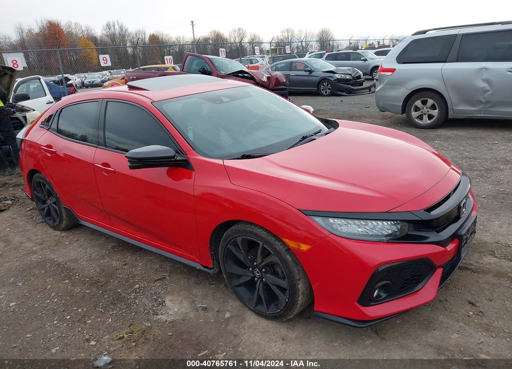 2019 HONDA CIVIC SPORT TOURING VIN: SHHFK7H96KU403726