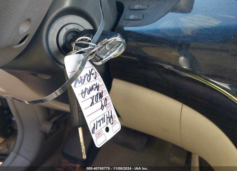 2009 ACURA MDX TECHNOLOGY PACKAGE VIN: 2HNYD28659H505840
