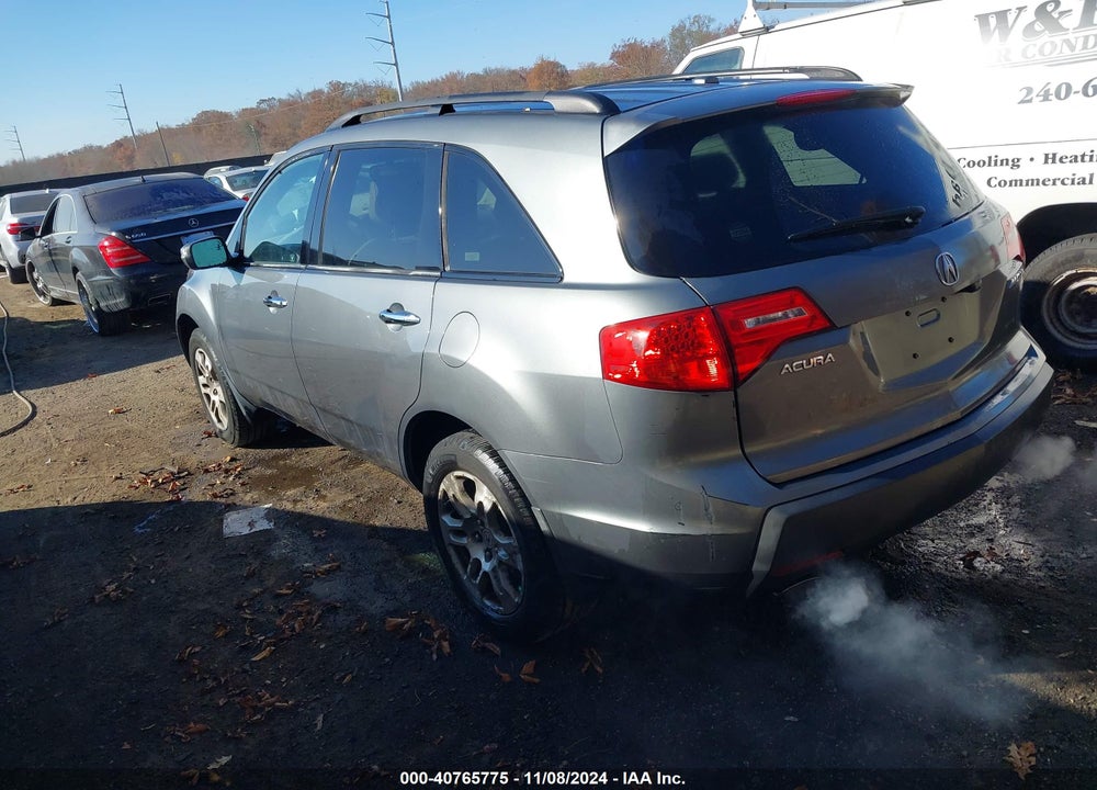 2009 ACURA MDX TECHNOLOGY PACKAGE VIN: 2HNYD28659H505840