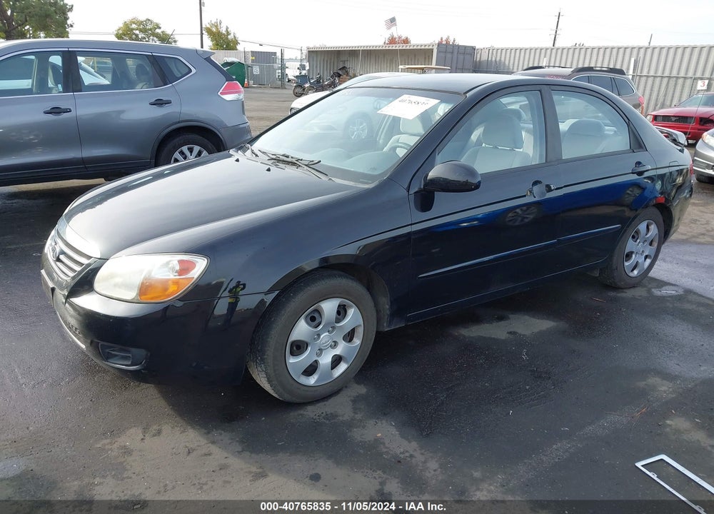 2007 KIA SPECTRA EX VIN: KNAFE122775426729