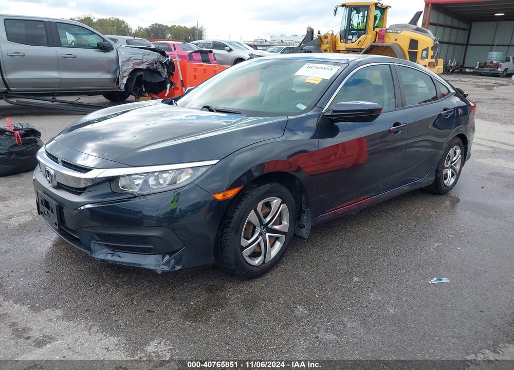 2016 HONDA CIVIC VIN: 19XFC2F51GE051055