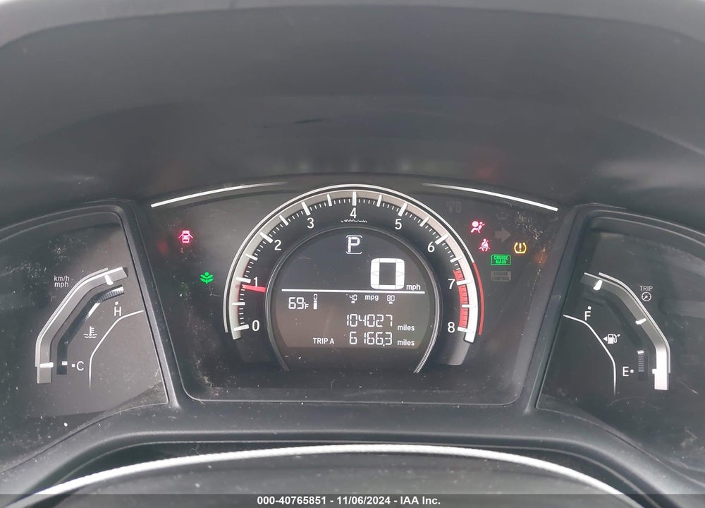 2016 HONDA CIVIC VIN: 19XFC2F51GE051055