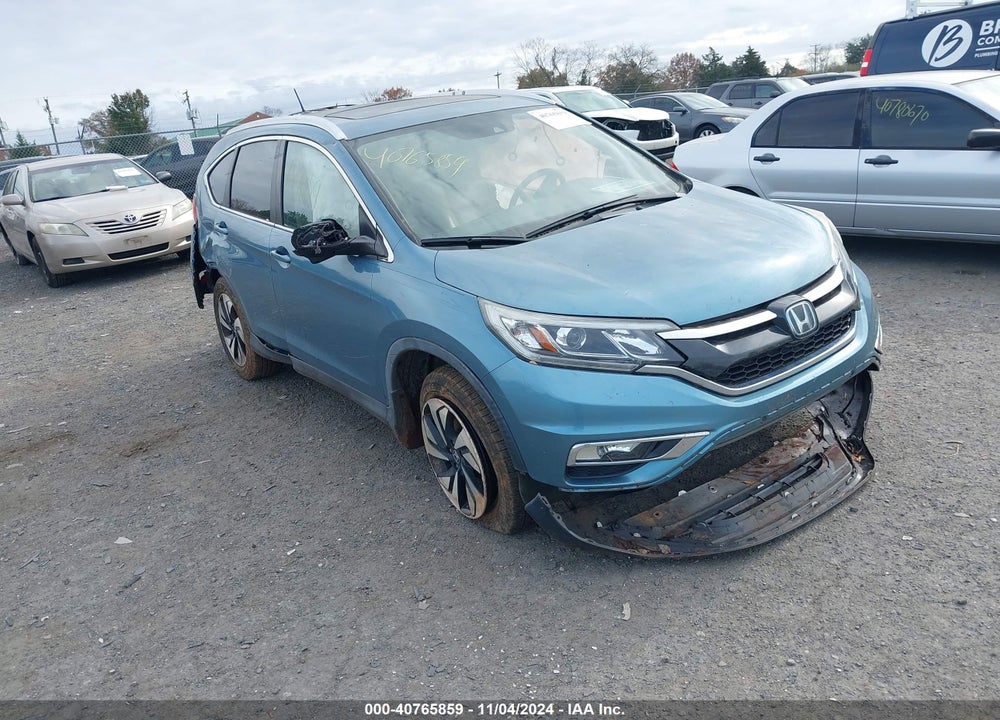 2015 HONDA CR-V TOURING VIN: 5J6RM3H95FL026837