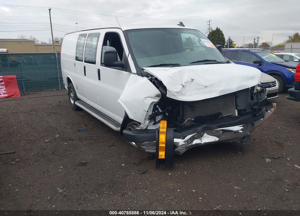 2022 GMC SAVANA CARGO RWD 2500 REGULAR WHEELBASE WORK VAN VIN: 1GTW7AF76N1205808