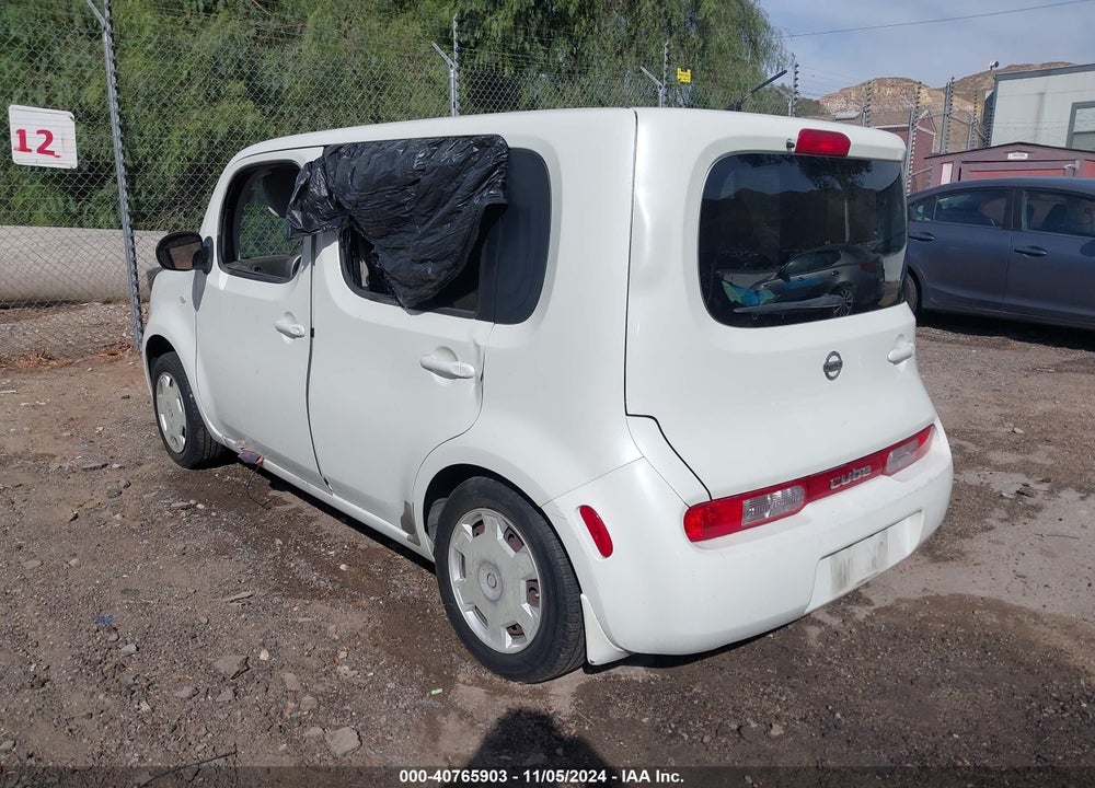 2009 NISSAN CUBE VIN: JN8AZ28R19T130801