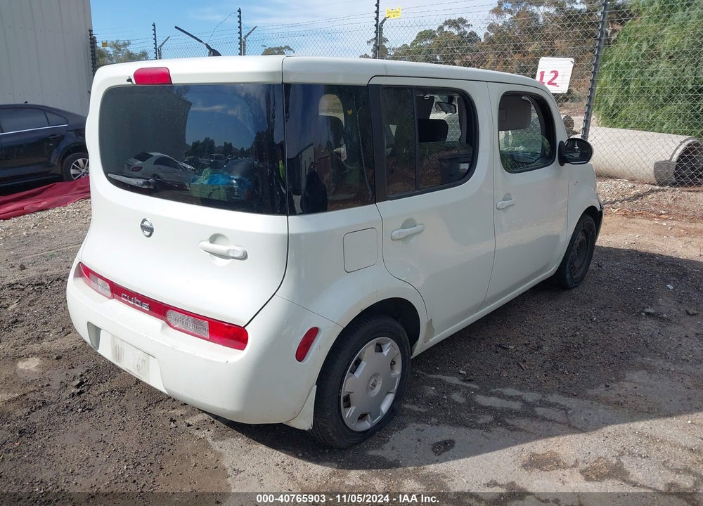 2009 NISSAN CUBE VIN: JN8AZ28R19T130801