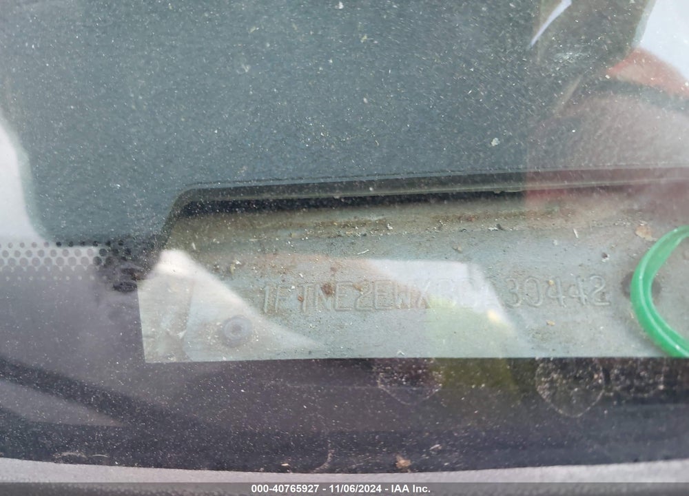 2011 FORD E-250 COMMERCIAL VIN: 1FTNE2EWXBDA30442