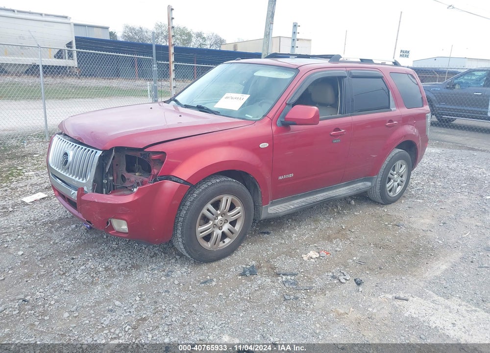 2008 MERCURY MARINER PREMIER VIN: 4M2CU87148KJ31635