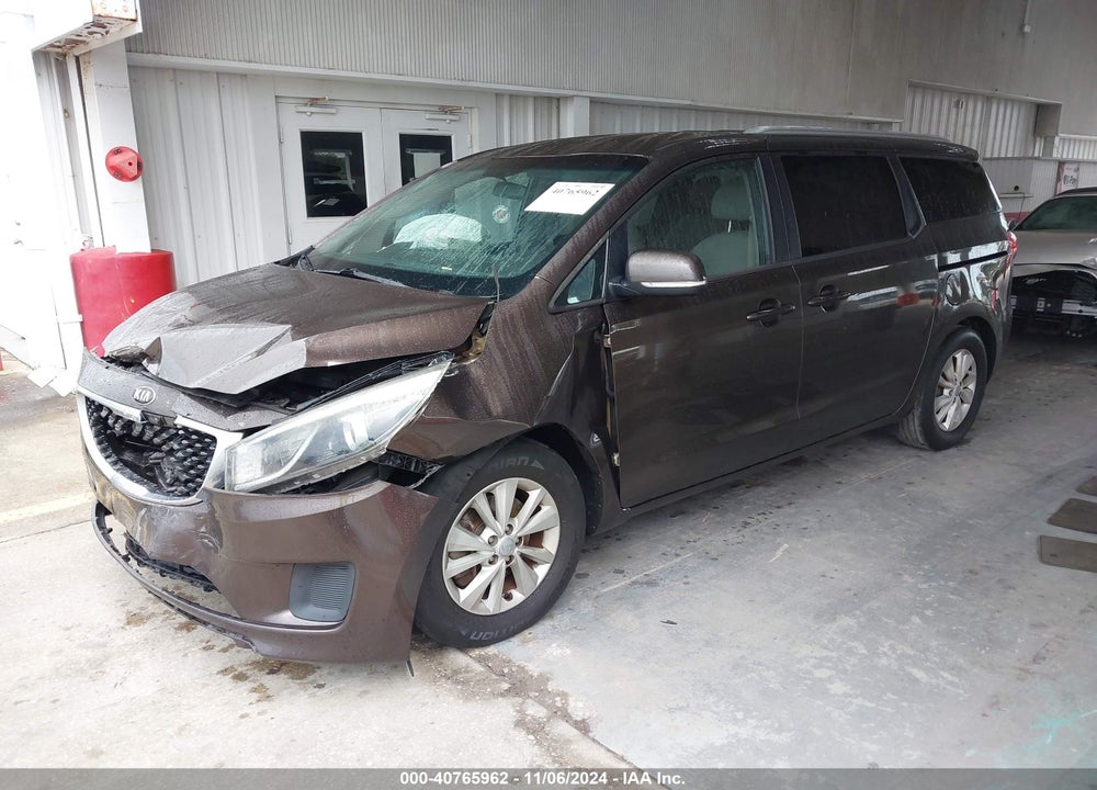 2016 KIA SEDONA LX VIN: KNDMB5C12G6148879