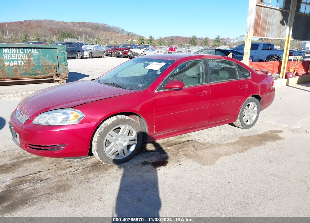 2012 CHEVROLET IMPALA LT VIN: 2G1WB5E33C1328468