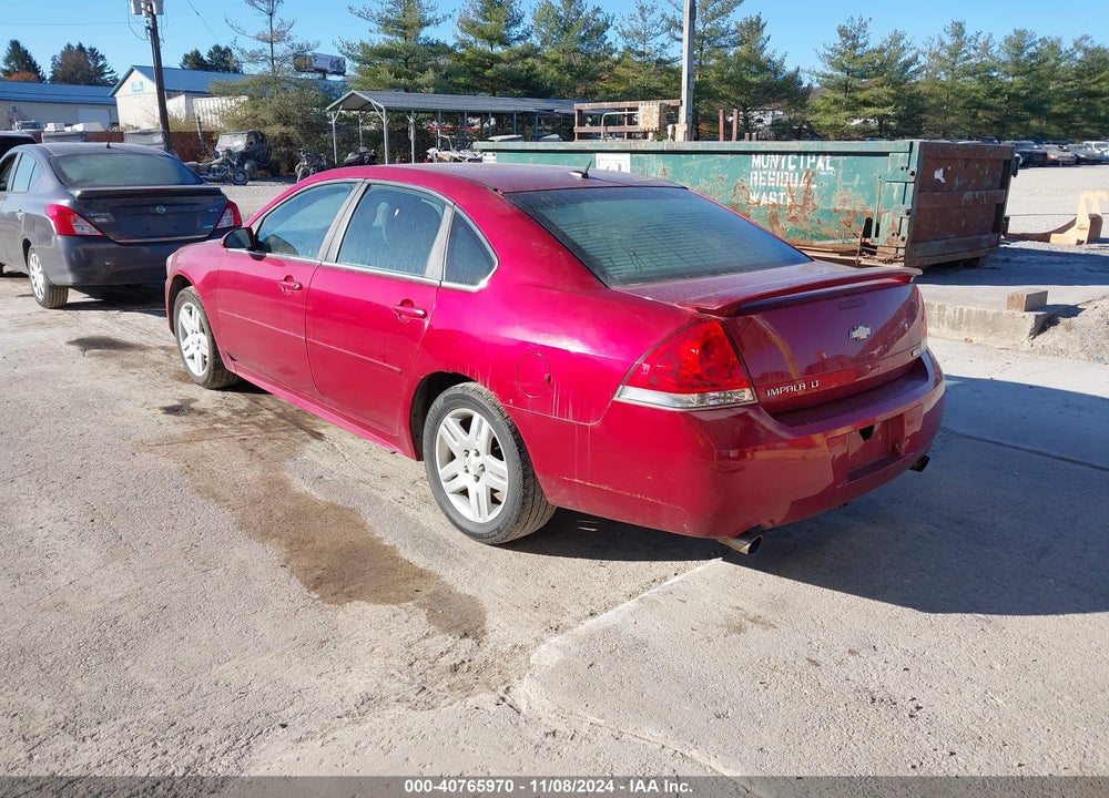 2012 CHEVROLET IMPALA LT VIN: 2G1WB5E33C1328468