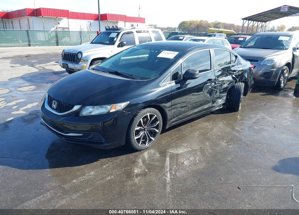 2014 HONDA CIVIC LX VIN: 19XFB2F57EE231236