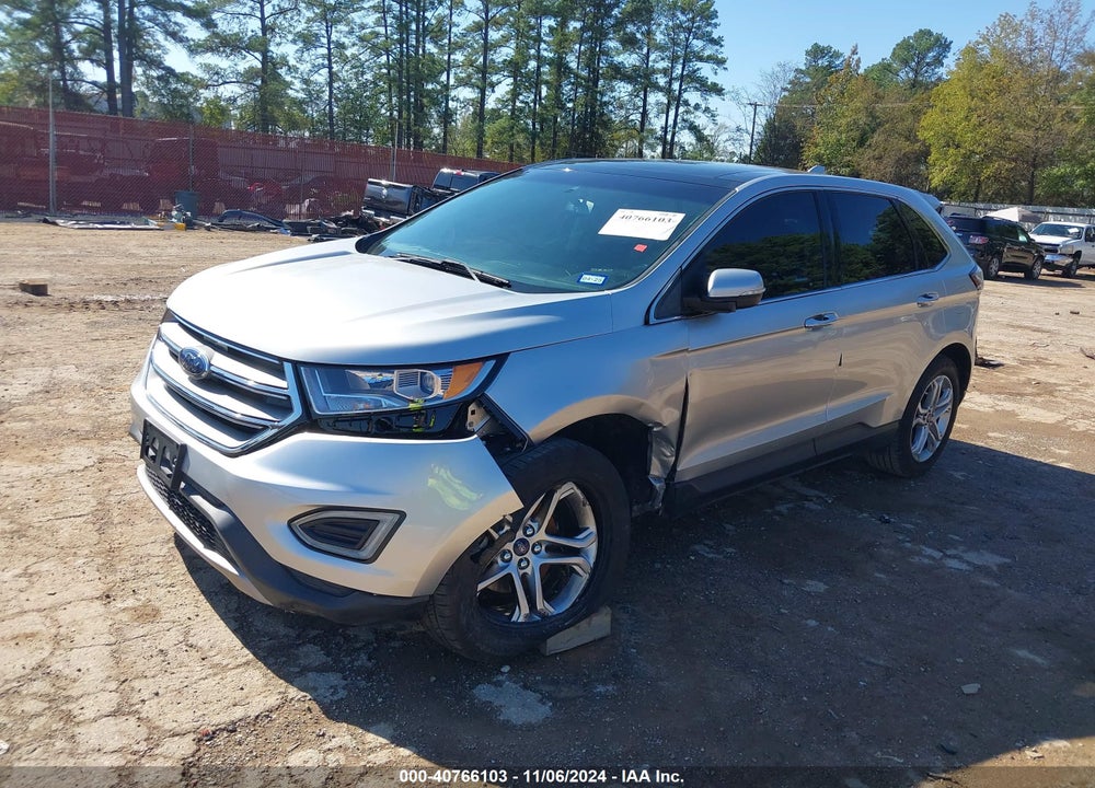 2017 FORD EDGE TITANIUM VIN: 2FMPK3K94HBB90056