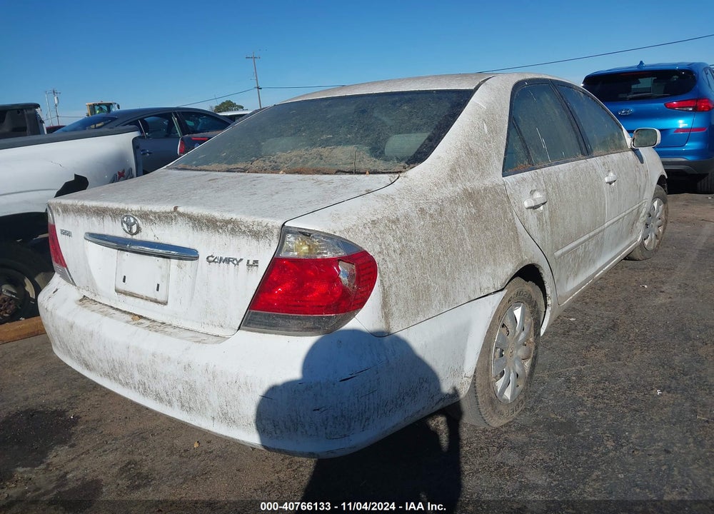 2005 TOYOTA CAMRY LE VIN: 4T1BE30KX5U019471