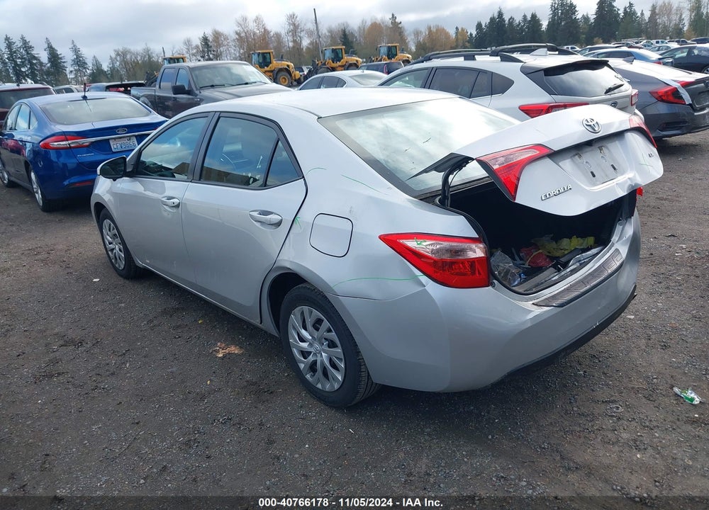 2017 TOYOTA COROLLA LE VIN: 2T1BURHE8HC963506