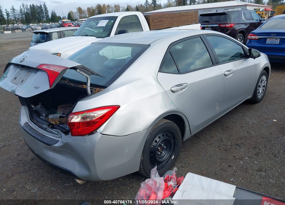 2017 TOYOTA COROLLA LE VIN: 2T1BURHE8HC963506