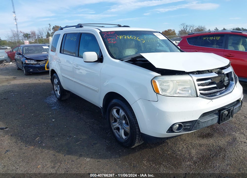 2013 HONDA PILOT EX-L VIN: 5FNYF3H5XDB013042