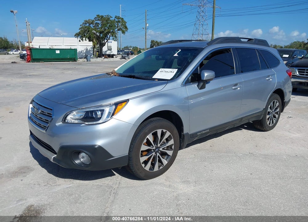 2017 SUBARU OUTBACK 2.5I LIMITED VIN: 4S4BSANC0H3350648