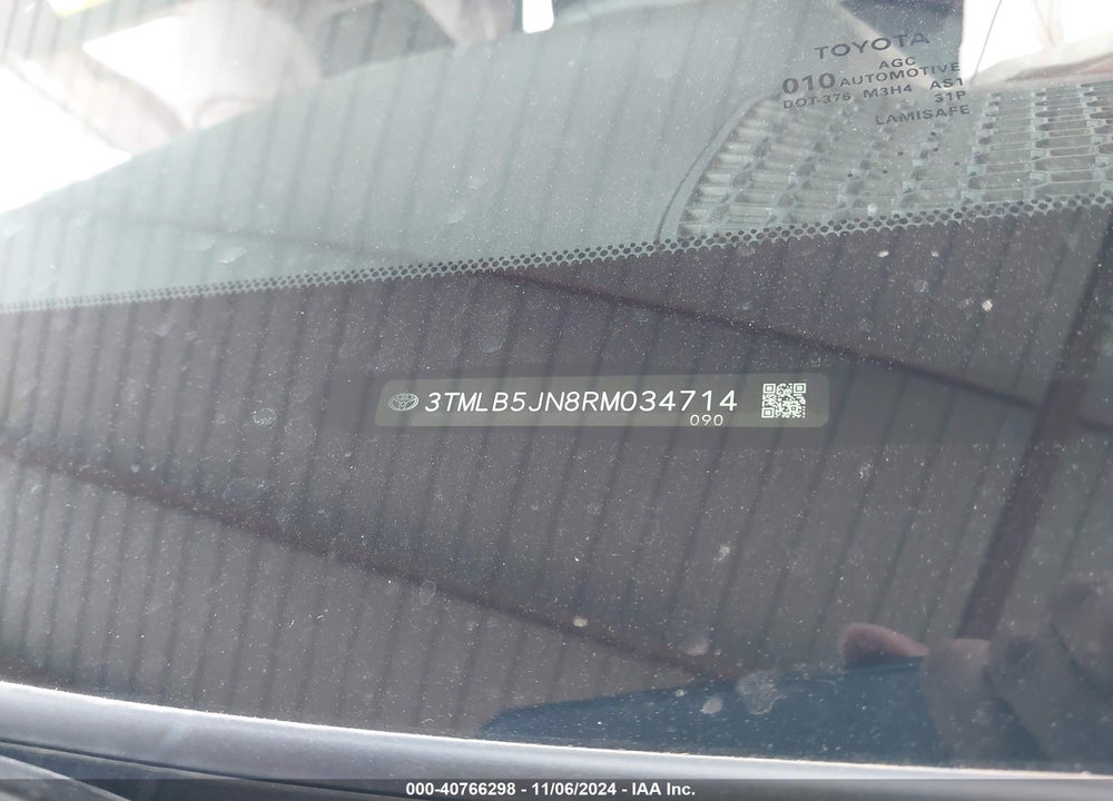 2024 TOYOTA TACOMA VIN: 3TMLB5JN8RM034714
