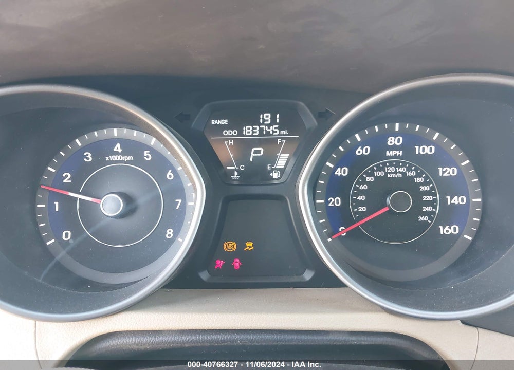 2011 HYUNDAI ELANTRA GLS VIN: 5NPDH4AE7BH013197
