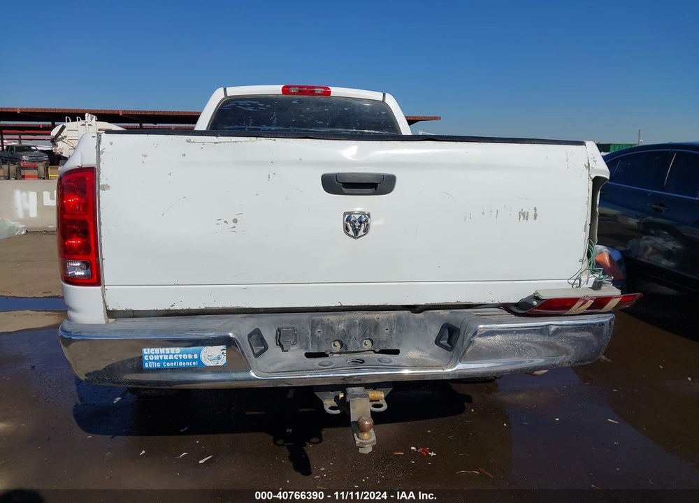 2005 DODGE RAM 2500 ST VIN: 3D7KR26D35G847866