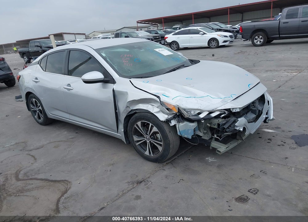 2021 NISSAN SENTRA SV XTRONIC CVT VIN: 3N1AB8CV3MY294027