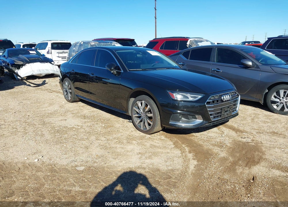 2020 AUDI A4 PREMIUM 40 TFSI FRONT-WHEEL DRIVE S TRONIC VIN: WAUGMAF4XLA072922